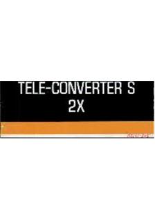 Bronica Tele Converters manual. Camera Instructions.